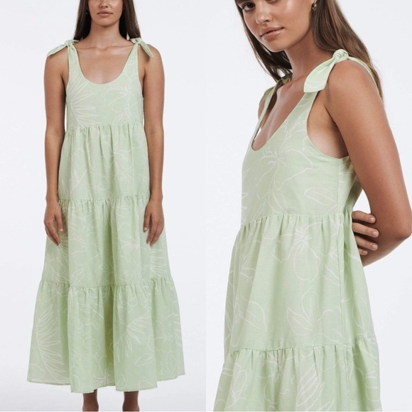 NWT Charlie Holiday The Harlow Dress in The Tropics Print size US 6 - Picture 2 of 13